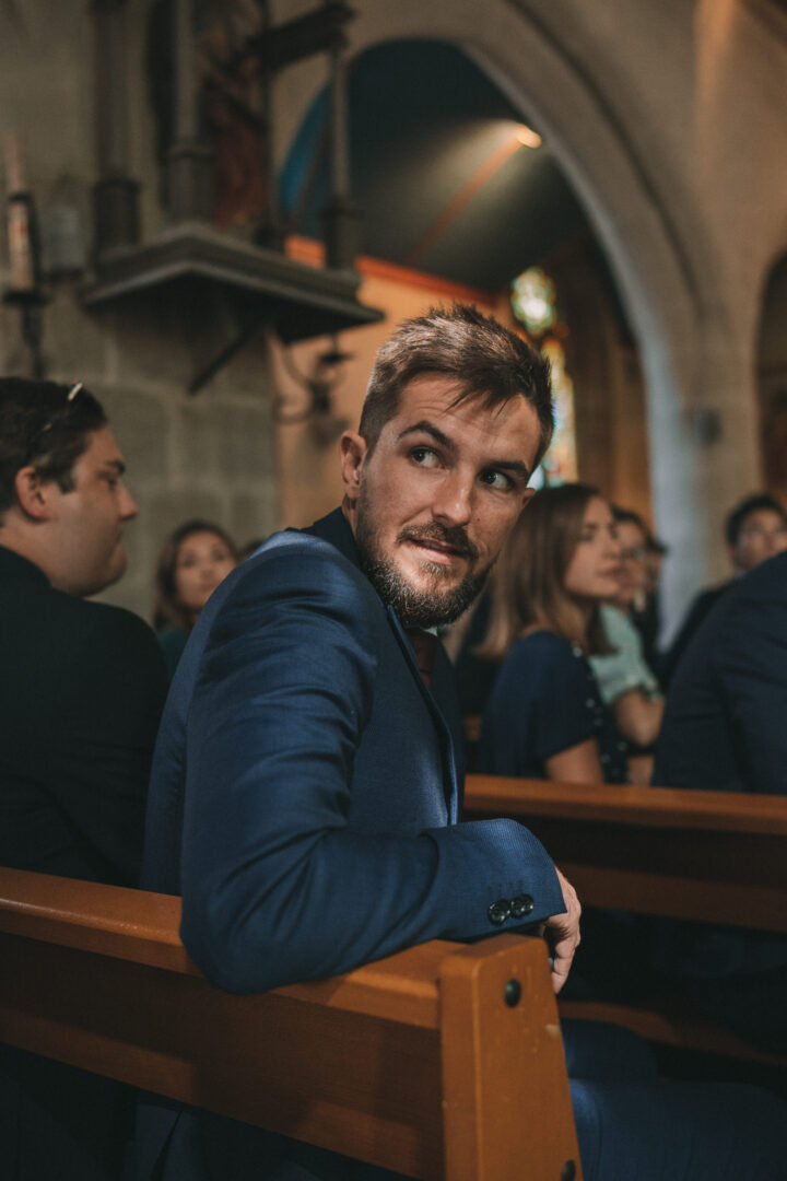 Photo de mariage de JM a l eglise de l Ile Tudy et au Domaine de Kerenez a Loctudy par Antoine Borzeix 79