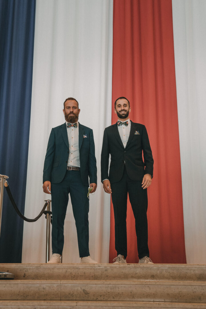 Photo de mariage de Jean-Marie & Guillaume à la mairie de Brest et à la Colonie de Trezien à Plouarzel en Bretagne par Antoine Borzeix-207