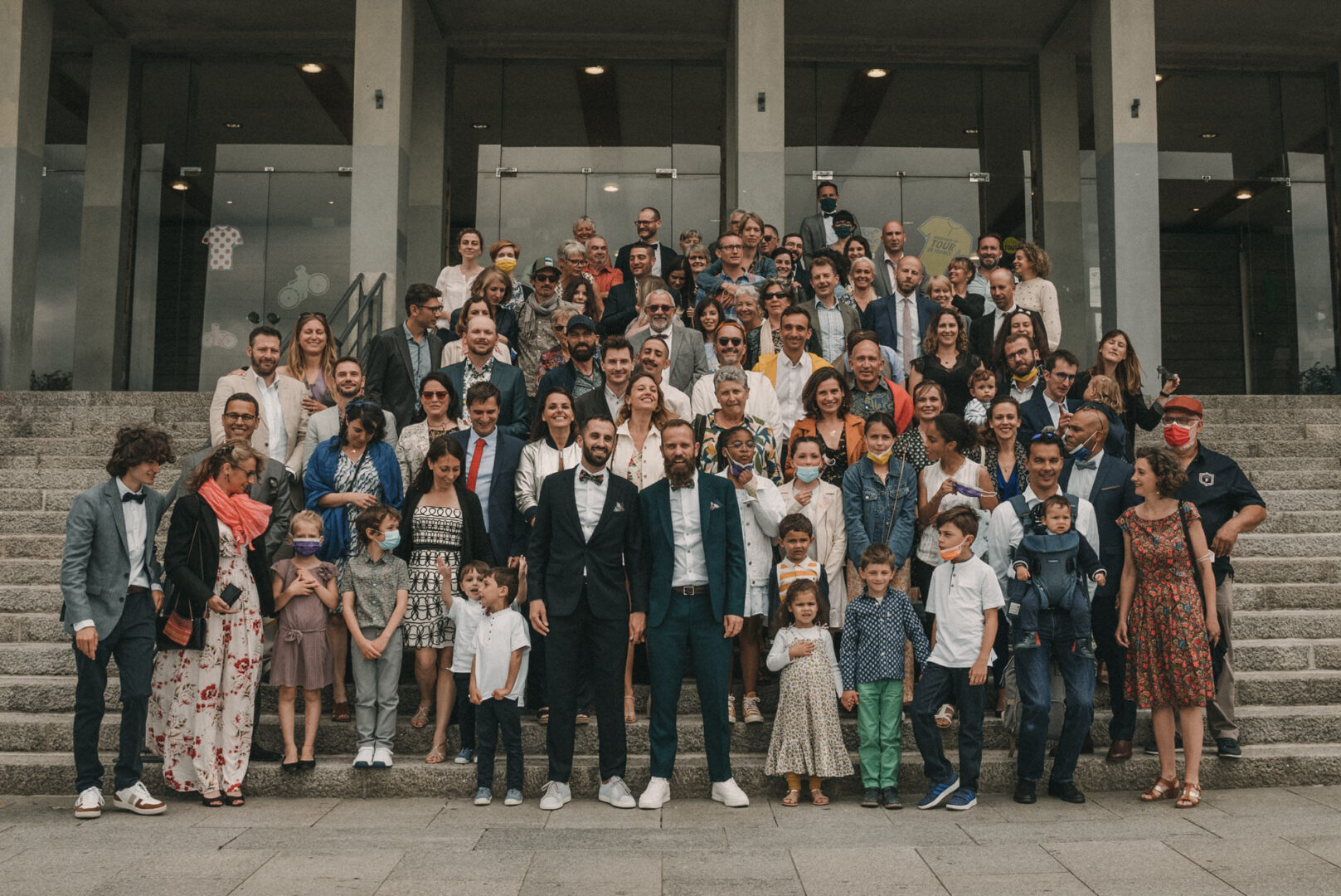 Photo de mariage de Jean-Marie & Guillaume à la mairie de Brest et à la Colonie de Trezien à Plouarzel en Bretagne par Antoine Borzeix-352