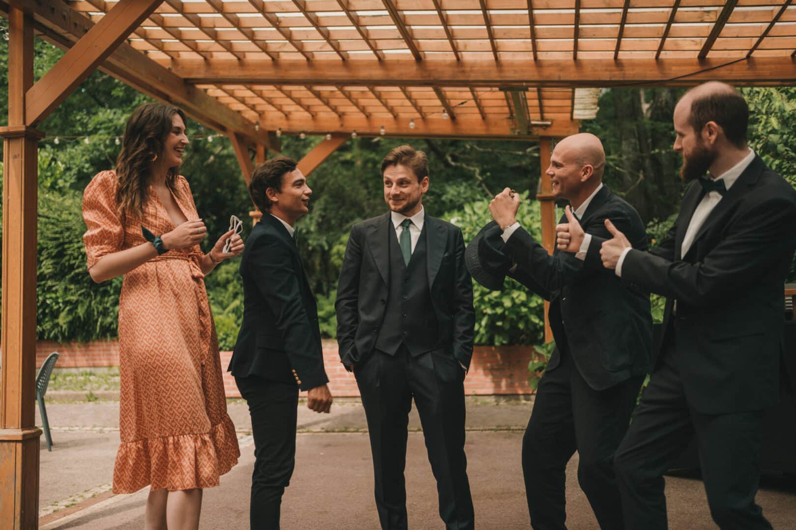 Photo de mariage de L&PA au Moulin de Traon Lez à Bohars par Antoine Borzeix 220
