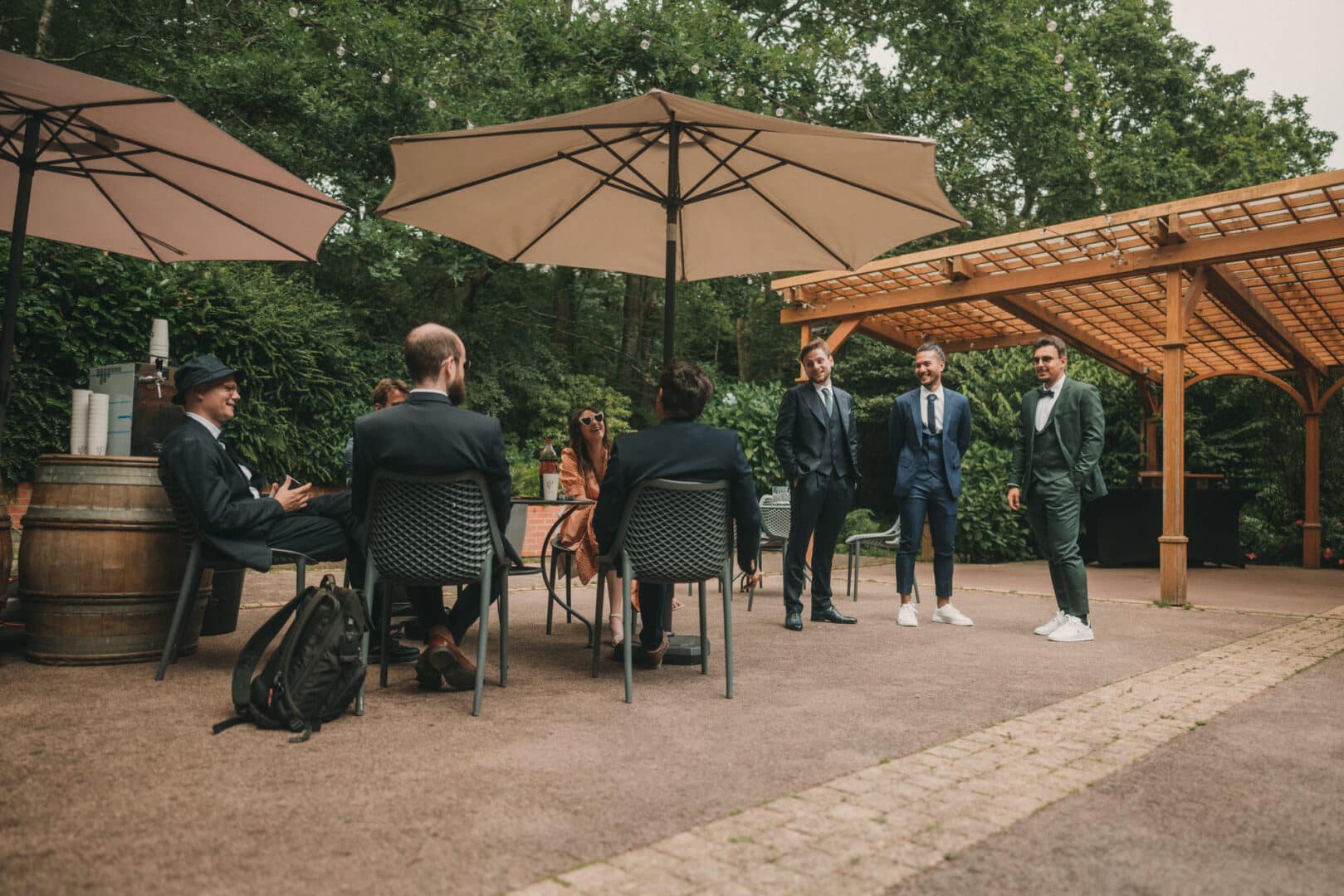 Photo de mariage de L&PA au Moulin de Traon Lez à Bohars par Antoine Borzeix 245