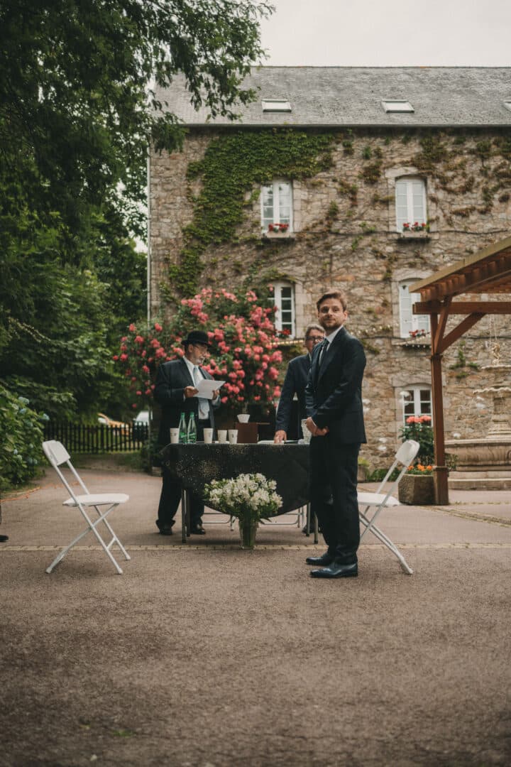 Photo de mariage de L&PA au Moulin de Traon Lez à Bohars par Antoine Borzeix 283