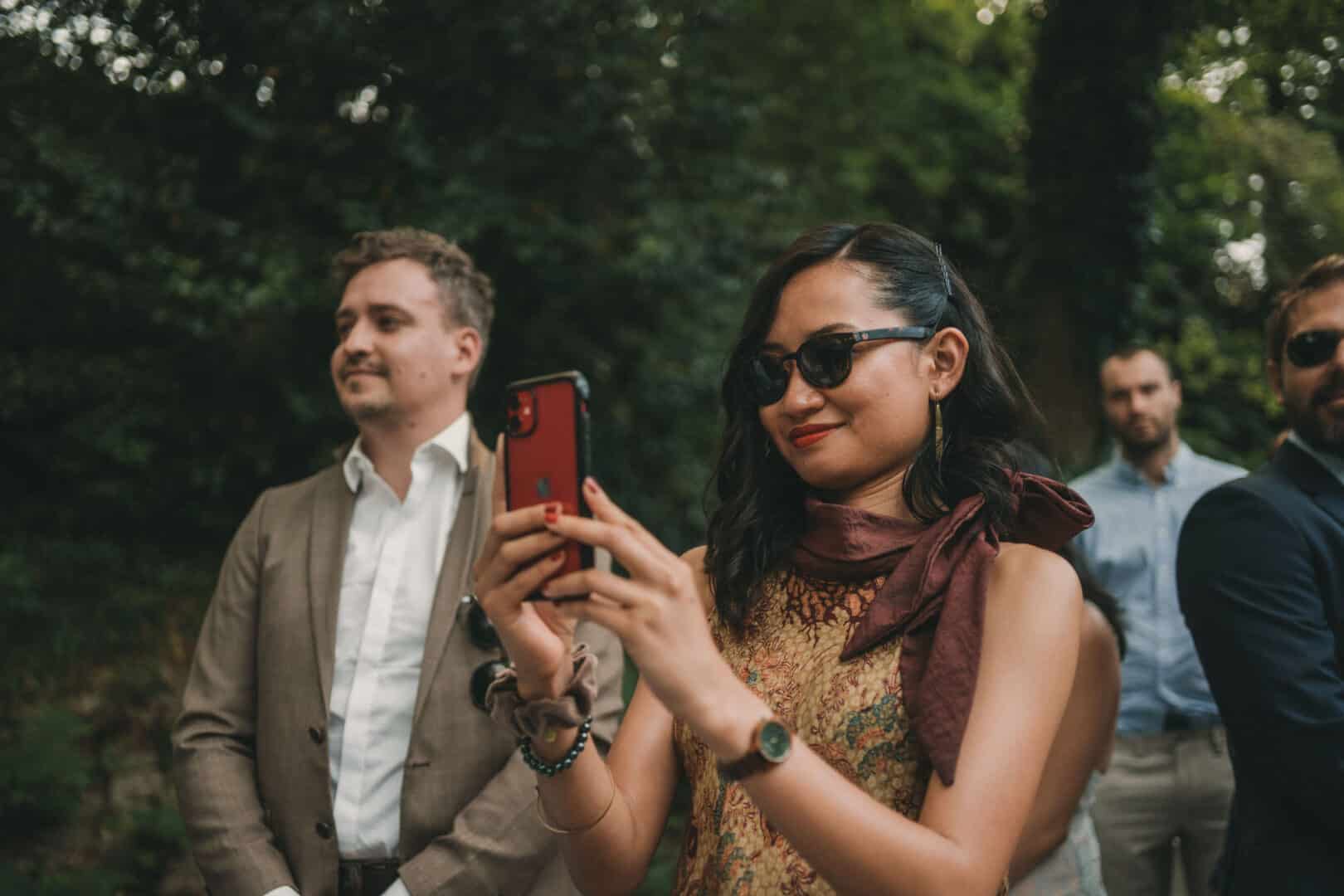 Photo de mariage de L&PA au Moulin de Traon Lez à Bohars par Antoine Borzeix 303