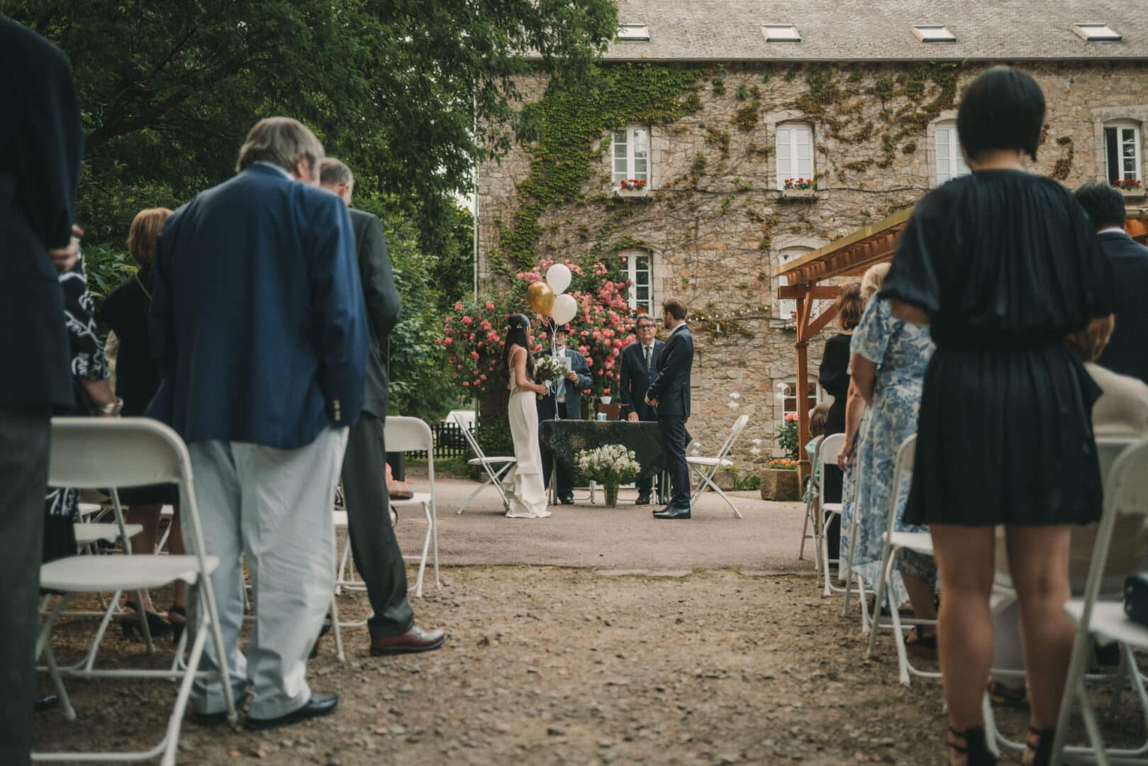 Photo de mariage de L&PA au Moulin de Traon Lez à Bohars par Antoine Borzeix 357