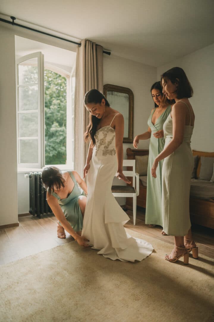 Photo de mariage de L&PA au Moulin de Traon Lez à Bohars par Antoine Borzeix 37