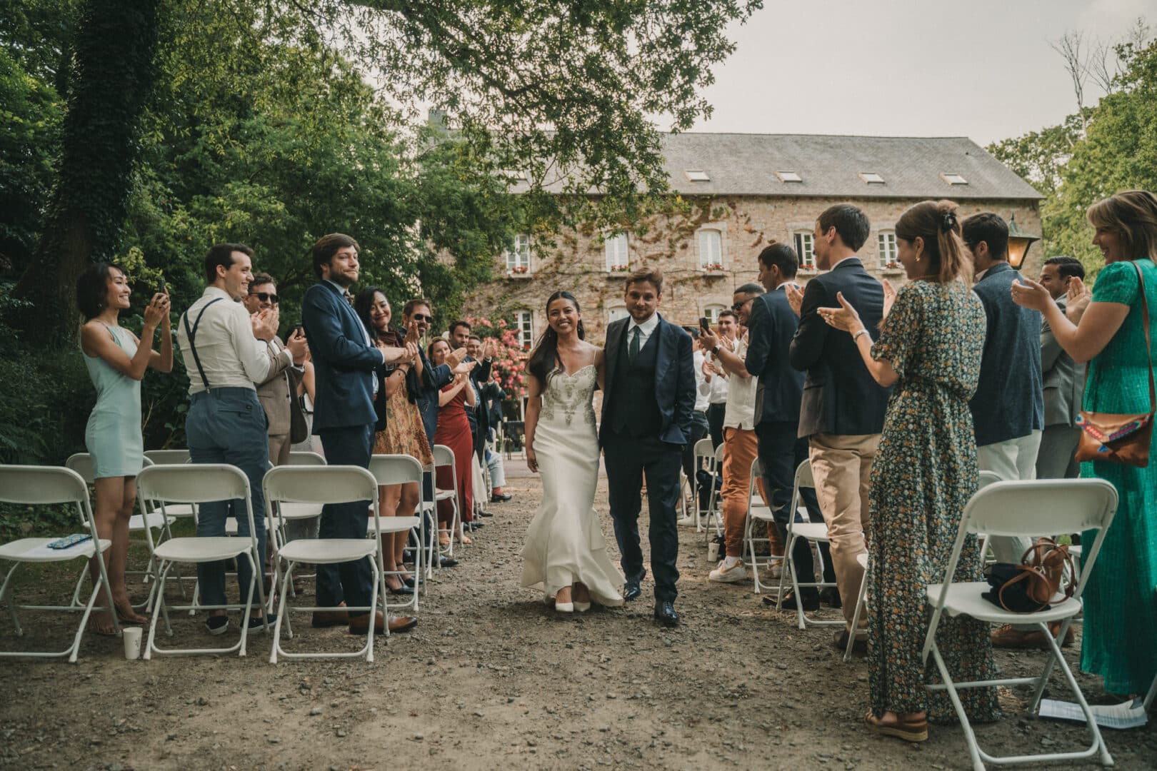 Photo de mariage de L&PA au Moulin de Traon Lez à Bohars par Antoine Borzeix 441