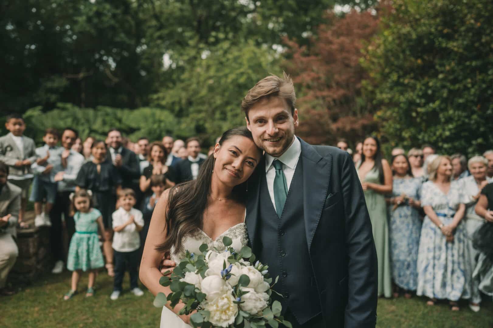 Photo de mariage de L&PA au Moulin de Traon Lez à Bohars par Antoine Borzeix 465