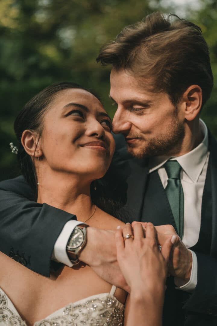 Photo de mariage de L&PA au Moulin de Traon Lez à Bohars par Antoine Borzeix 679