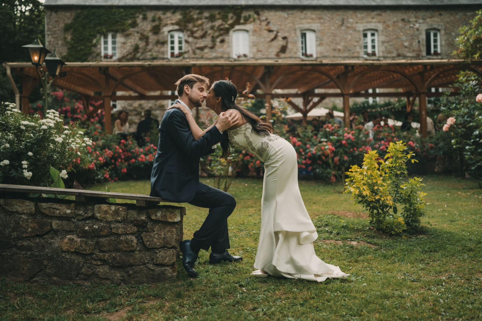 Photo de mariage de L&PA au Moulin de Traon Lez à Bohars par Antoine Borzeix 711