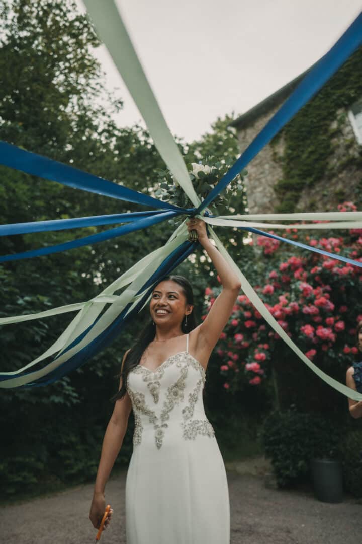 Photo de mariage de L&PA au Moulin de Traon Lez à Bohars par Antoine Borzeix 730