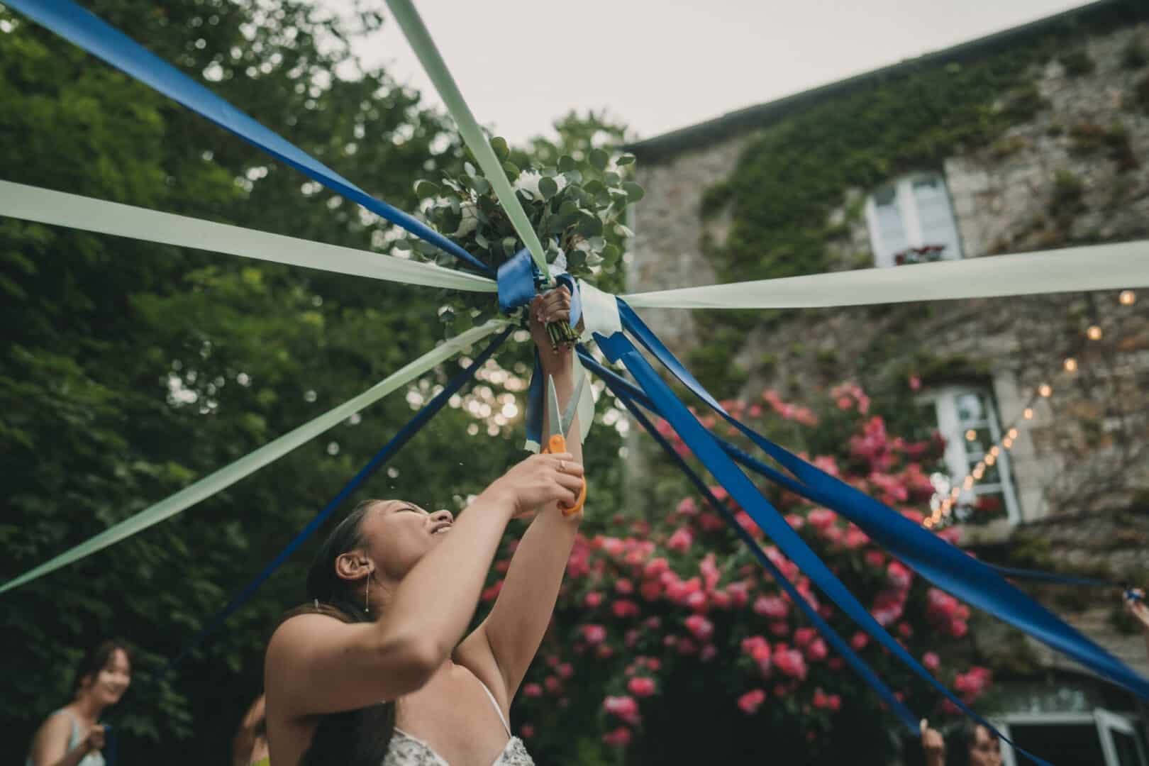 Photo de mariage de L&PA au Moulin de Traon Lez à Bohars par Antoine Borzeix 760
