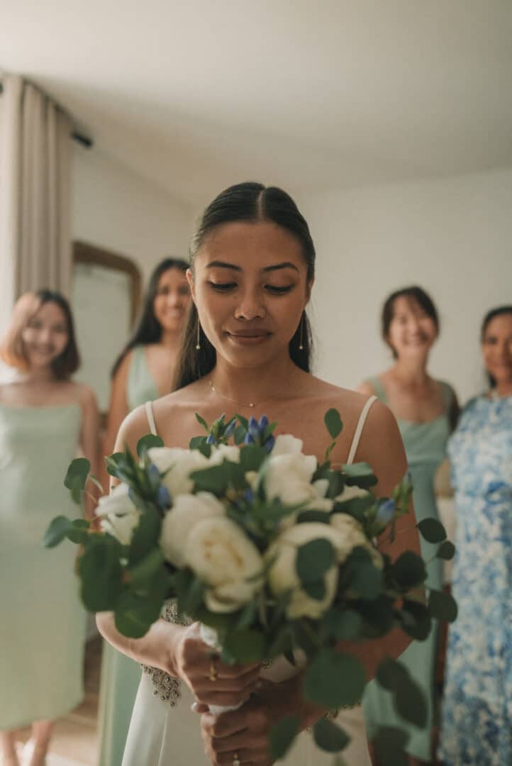 Photo de mariage de L&PA au Moulin de Traon Lez à Bohars par Antoine Borzeix 92