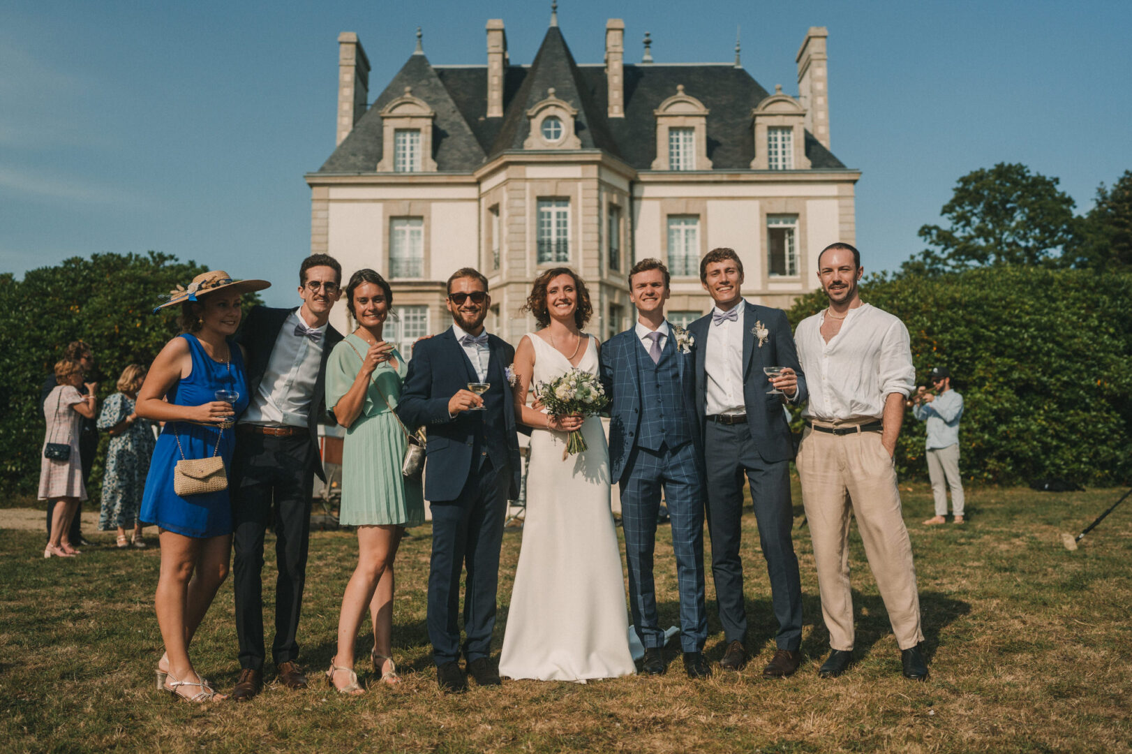 Photo de mariage de M&M au Château Les Garennes à Clohars-Fouesnant Bénodet par Antoine Borzeix 1265