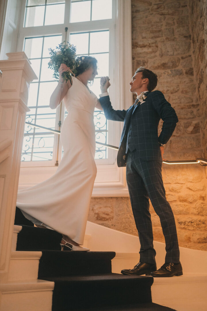Photo de mariage de M&M au Château Les Garennes à Clohars-Fouesnant Bénodet par Antoine Borzeix 1438