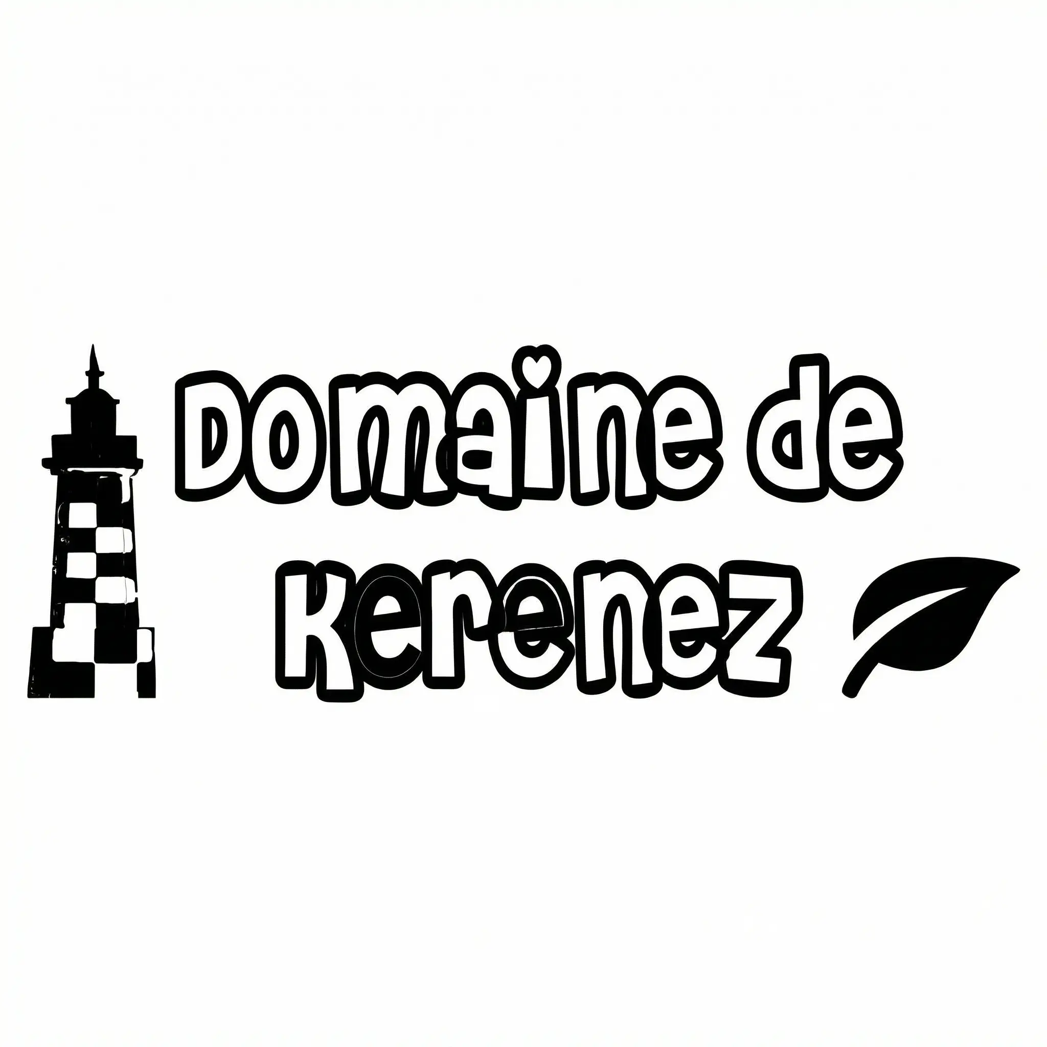 Logo Domaine de Kerenez à Locutdy | Antoine Borzeix Photographe vidéaste de mariage