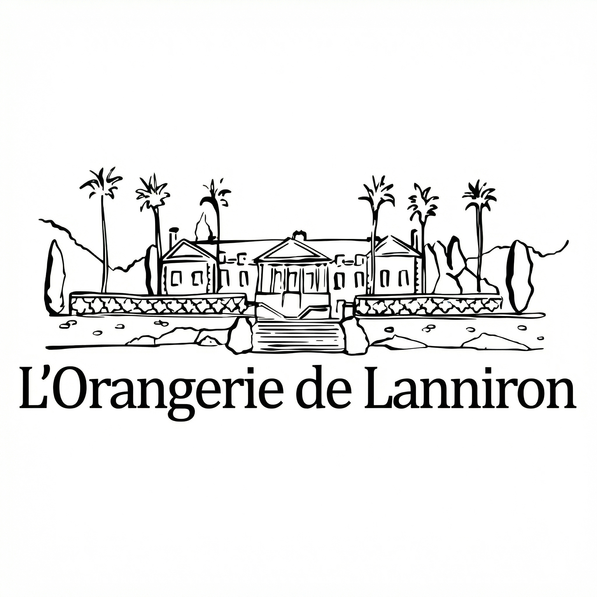Logo L'Orangerie de Lanniron | Antoine Borzeix photographe vidéaste à Lanniron