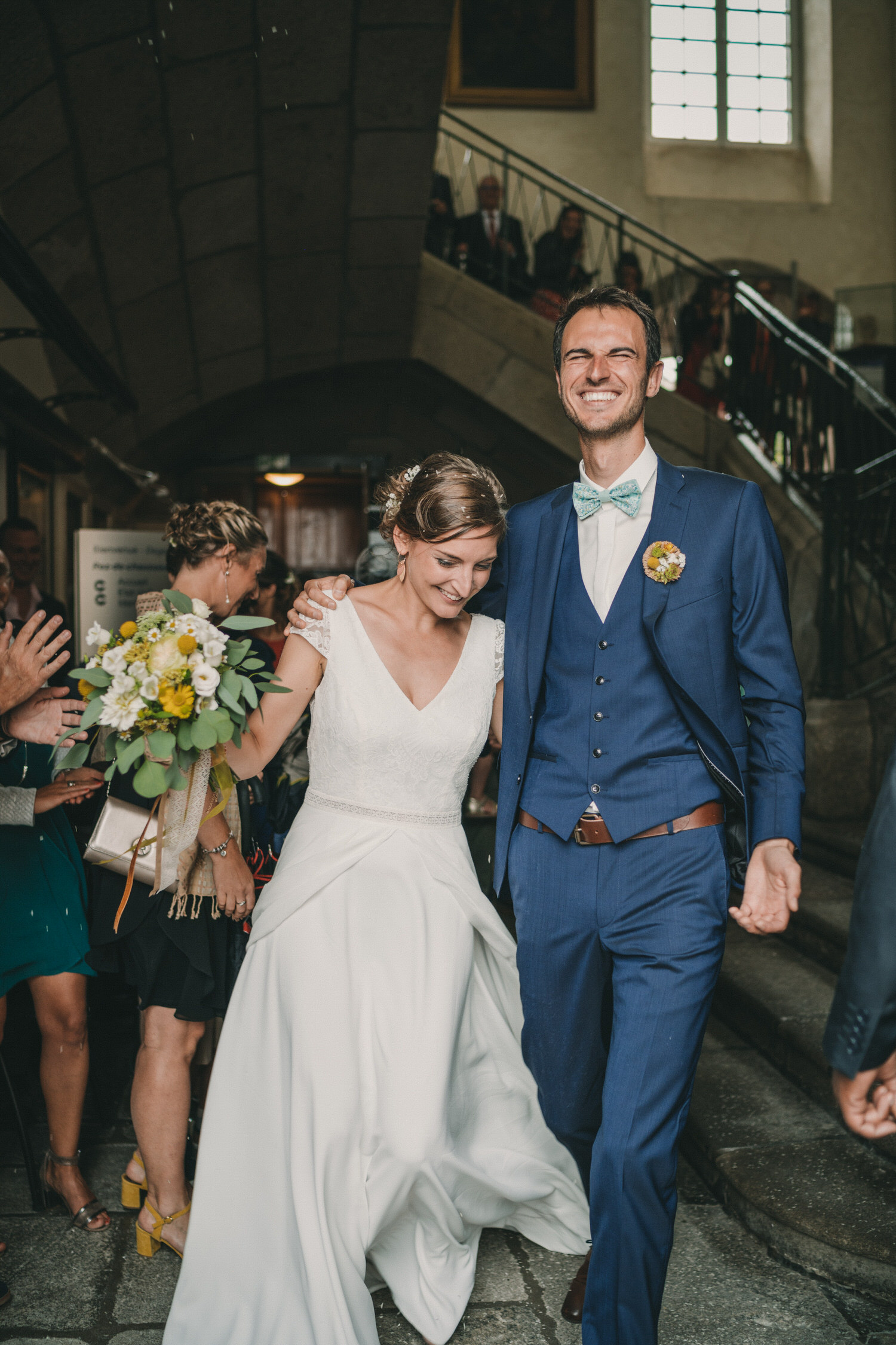 Photo de mariage à la Mairie de St-Pol de Léon et au Manoir de Penfao à Saint Thégonnec par Antoine Borzeix 102