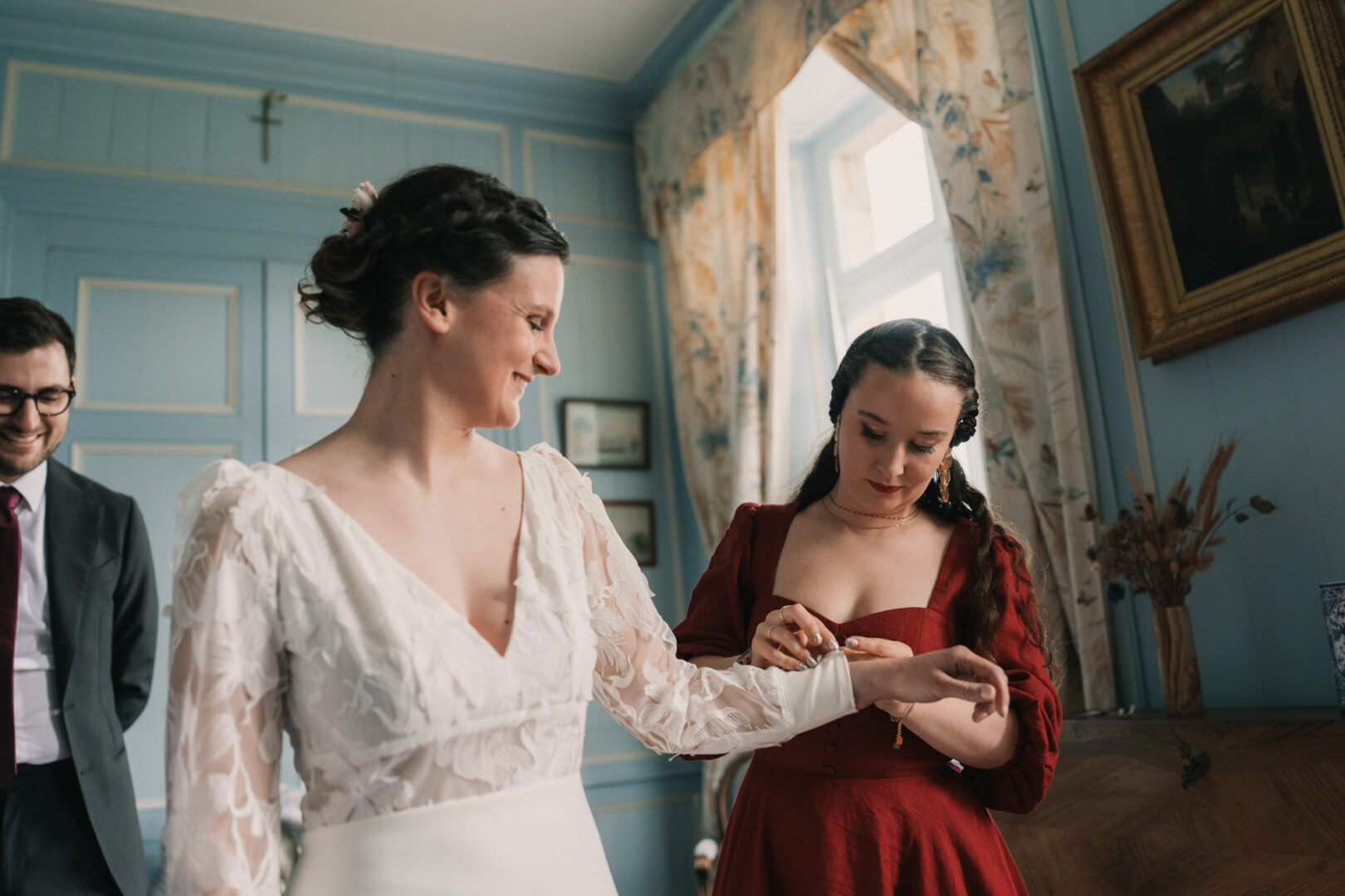 Mariage de L&C à L'Orangerie de Lanniron à Quimper par Antoine Borzeix-17