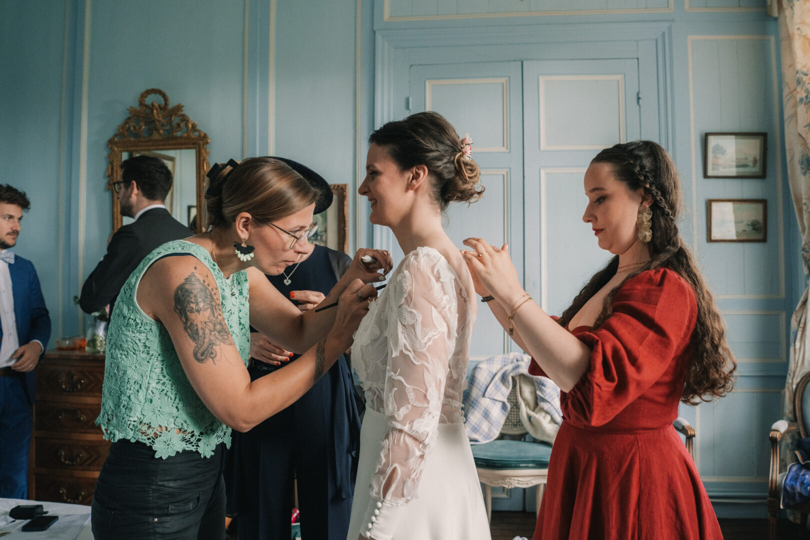 Mariage de L&C à L'Orangerie de Lanniron à Quimper par Antoine Borzeix-19