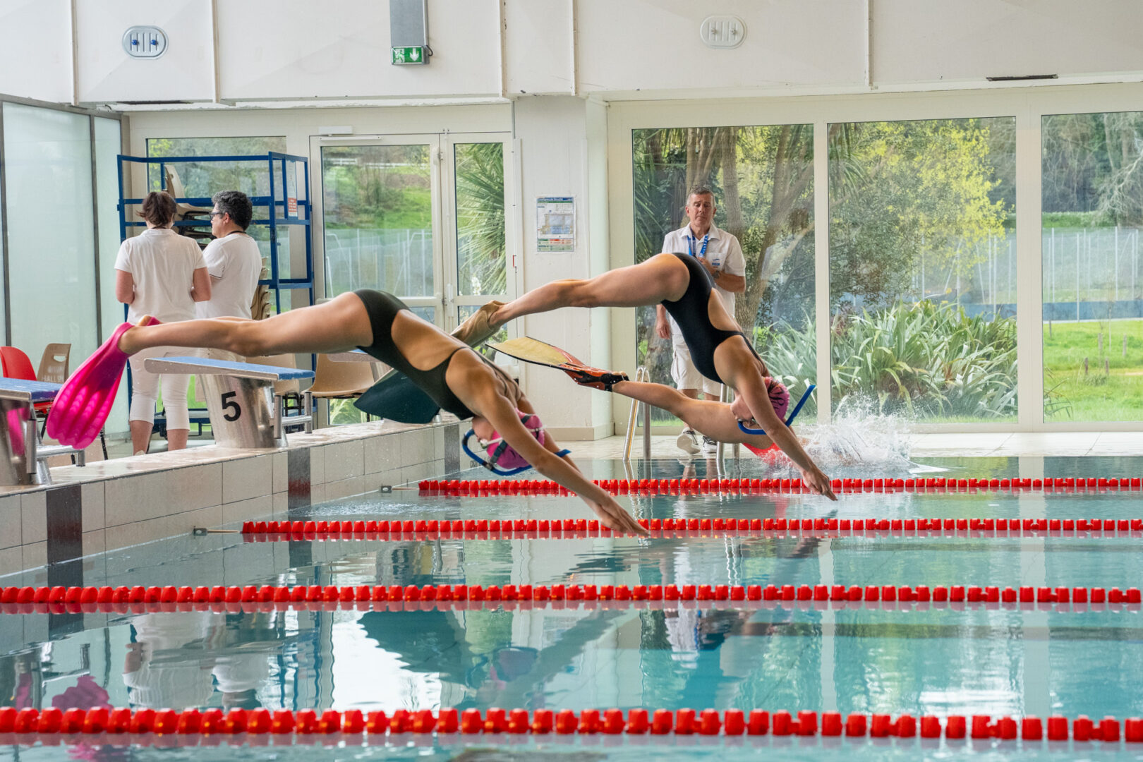Compétition de nage avec palmes à Quimper par Antoine Borzeix photographe sport-19