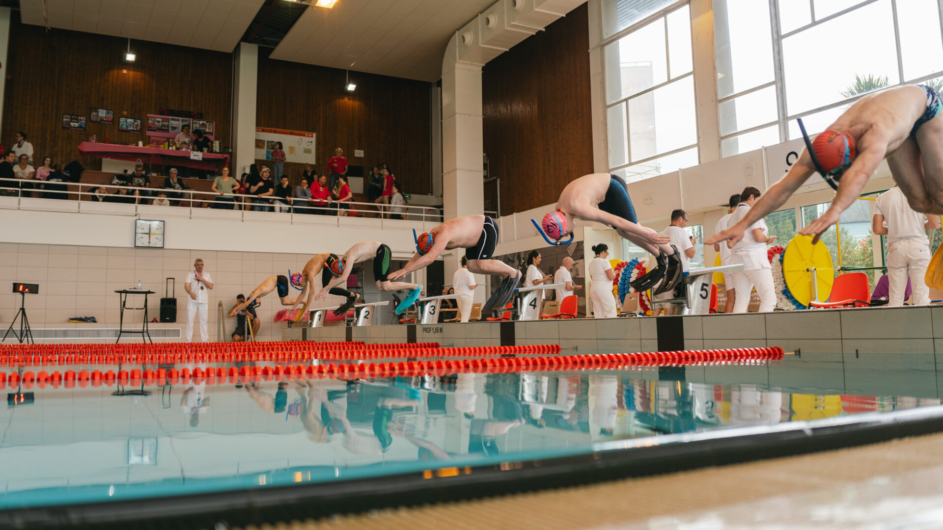 Compétition de nage avec palmes à Quimper par Antoine Borzeix photographe sport-6