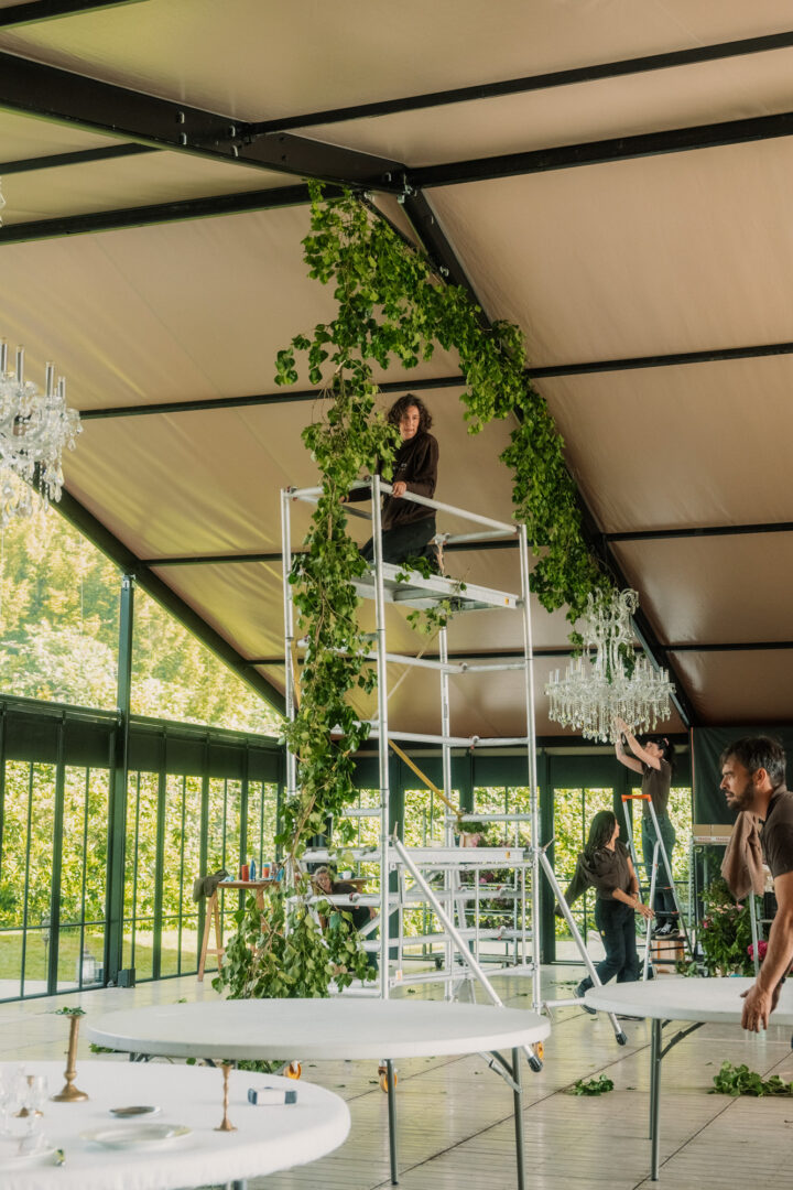 Décoration salle de mariage par Antoine Borzeix photographe de mariage à Quimper-4