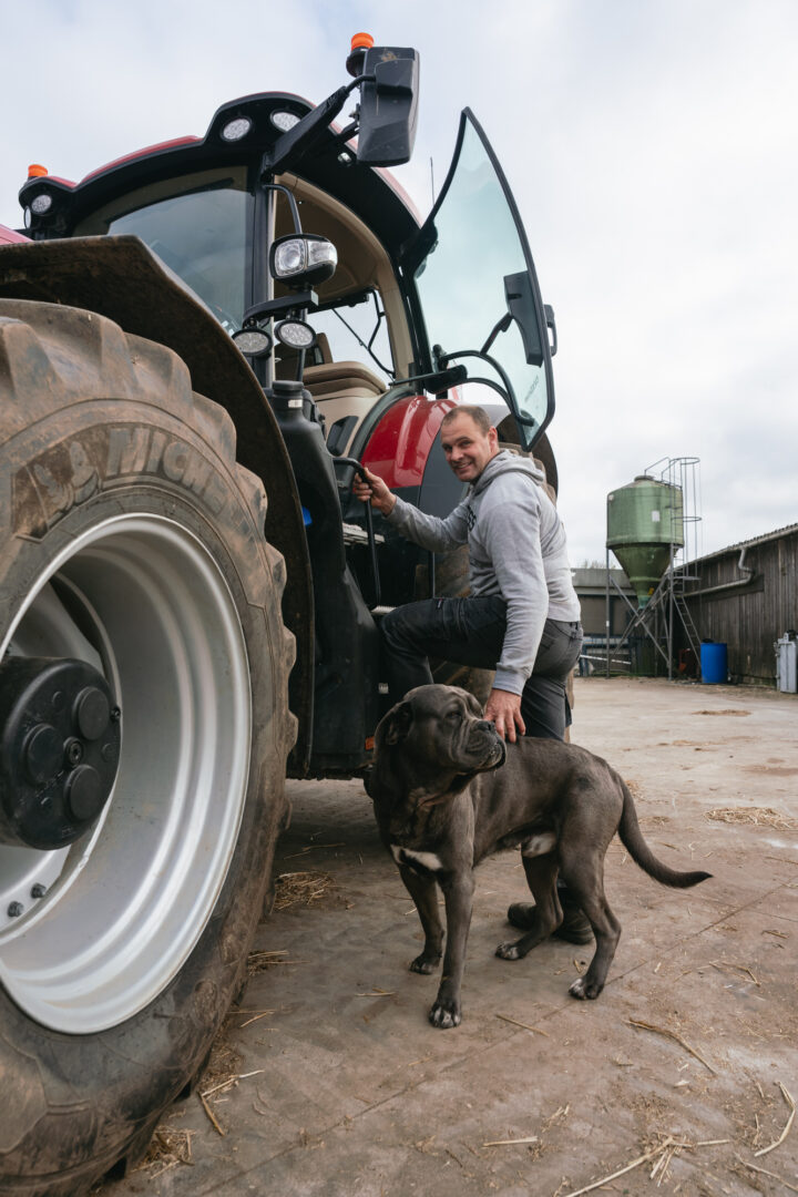 Photo d'agriculteur dans le Morbihan - Case IH Farm Forum par Antoine Borzeix