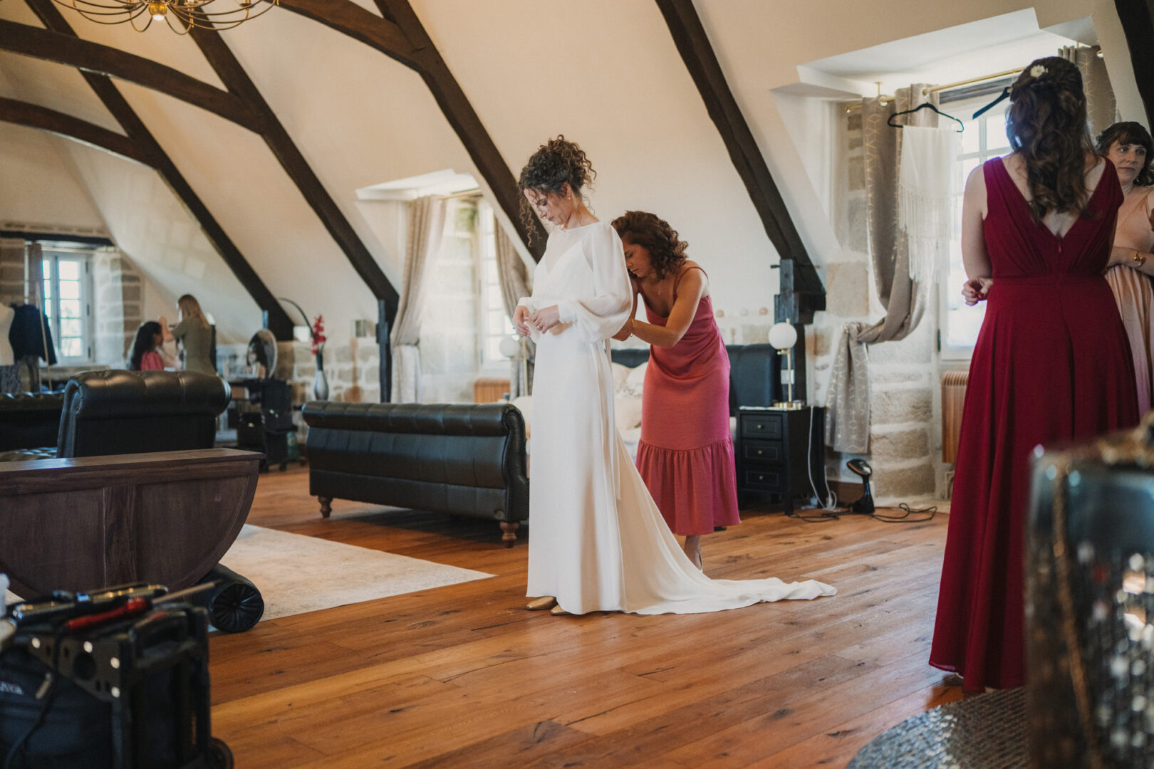 Mariage de C&R au Manoir de Moellien à Plonevez Porzay par Antoine Borzeix-50
